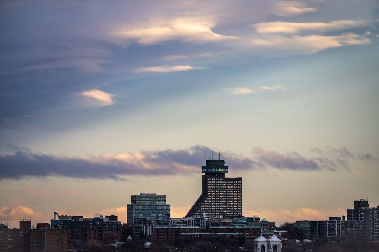 Geothermal District Heating Wins Converts in Cold Cities A city skyline in winter